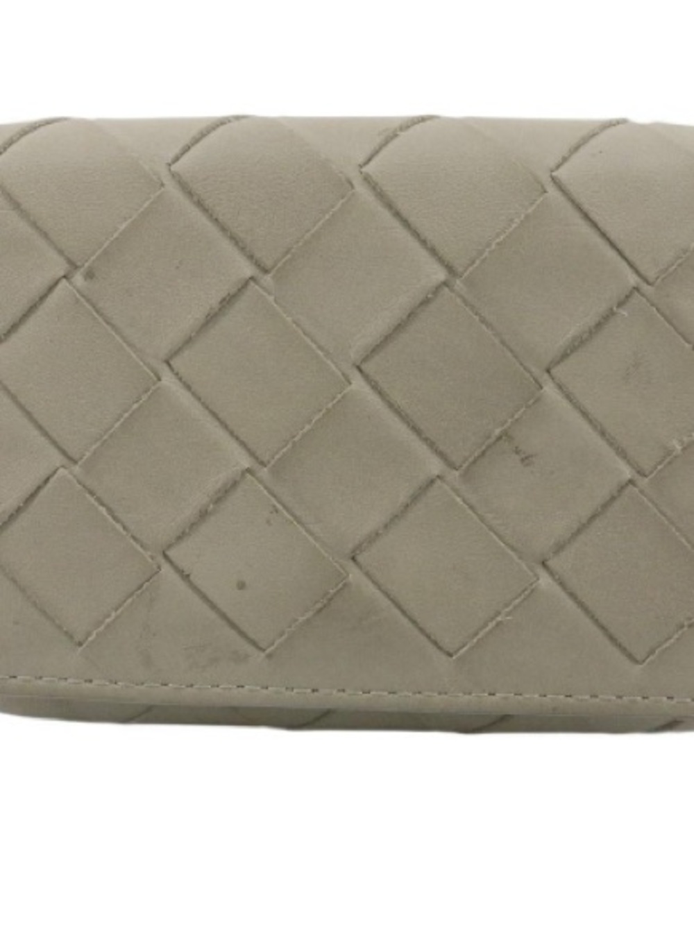 Box & Bag Set of Bottega Veneta Interreciato wallet white with COA